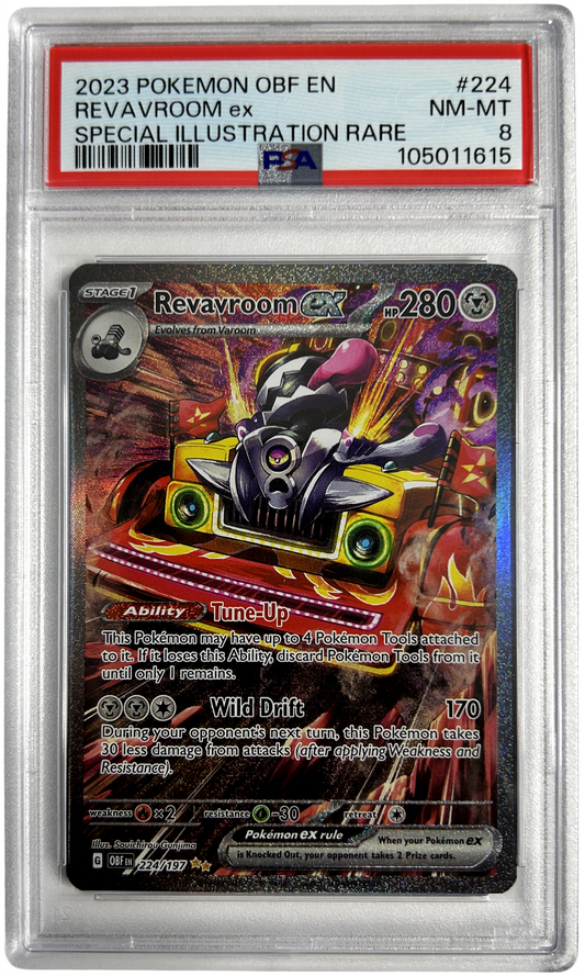 Pokemon - Obsidian Flames - Revavroom EX 224/197 - PSA 8