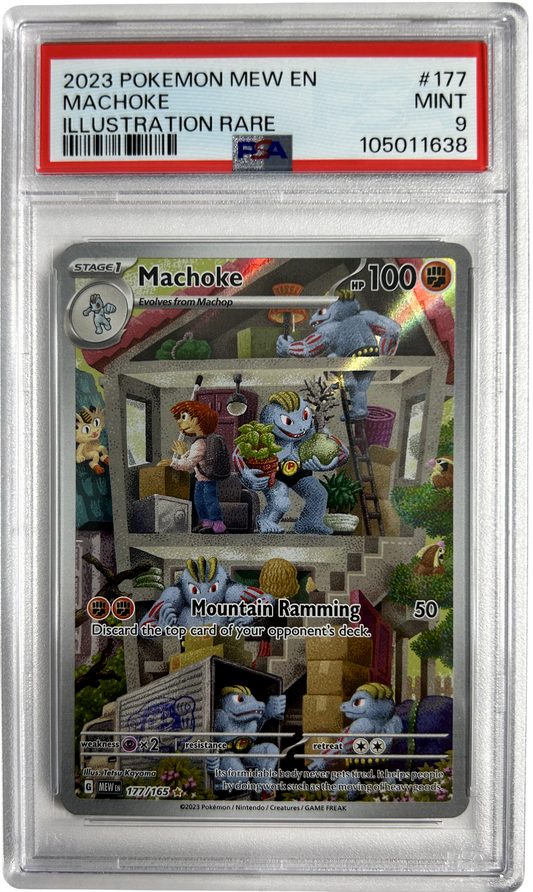 Pokemon - 151 - Machoke 177/165 - PSA 9