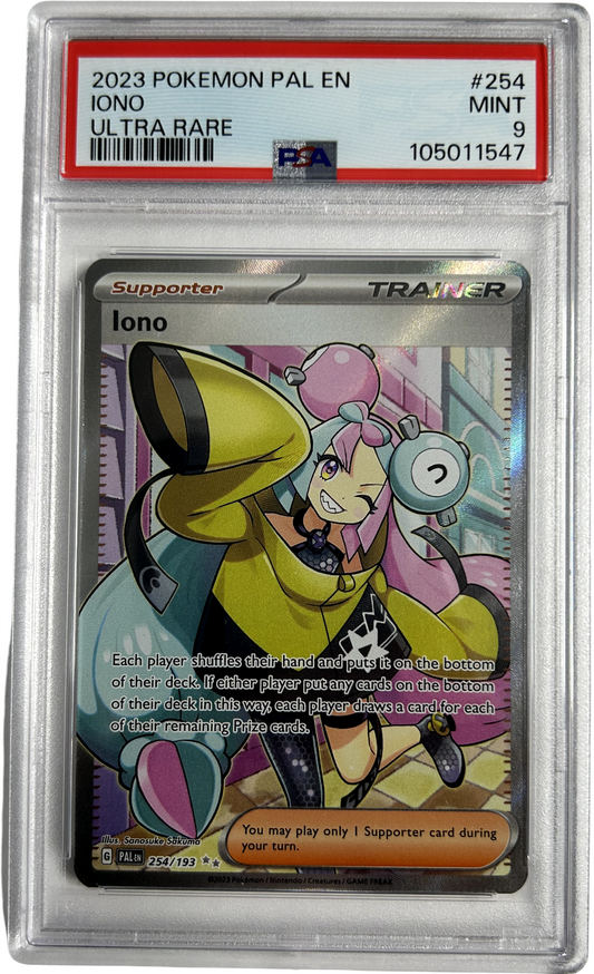 Pokemon - Paldea Evolved - Iono 254/193 - PSA 9
