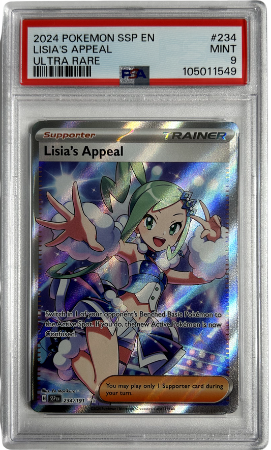 Pokemon - Surging Sparks - Lisia's Appeal 234/191 - PSA 9