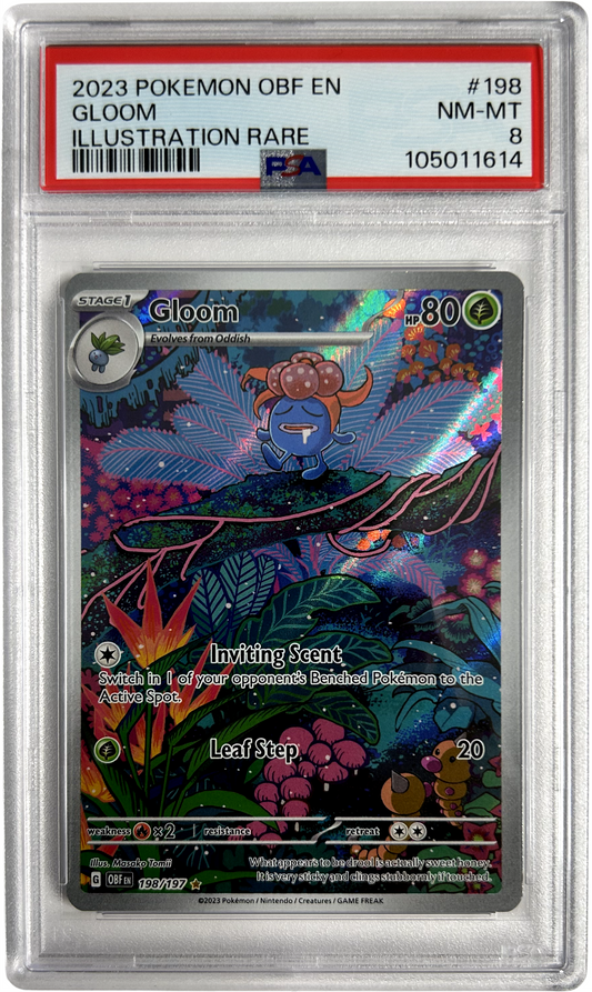 Pokemon - Obsidian Flames - Gloom 198/197 - PSA 9