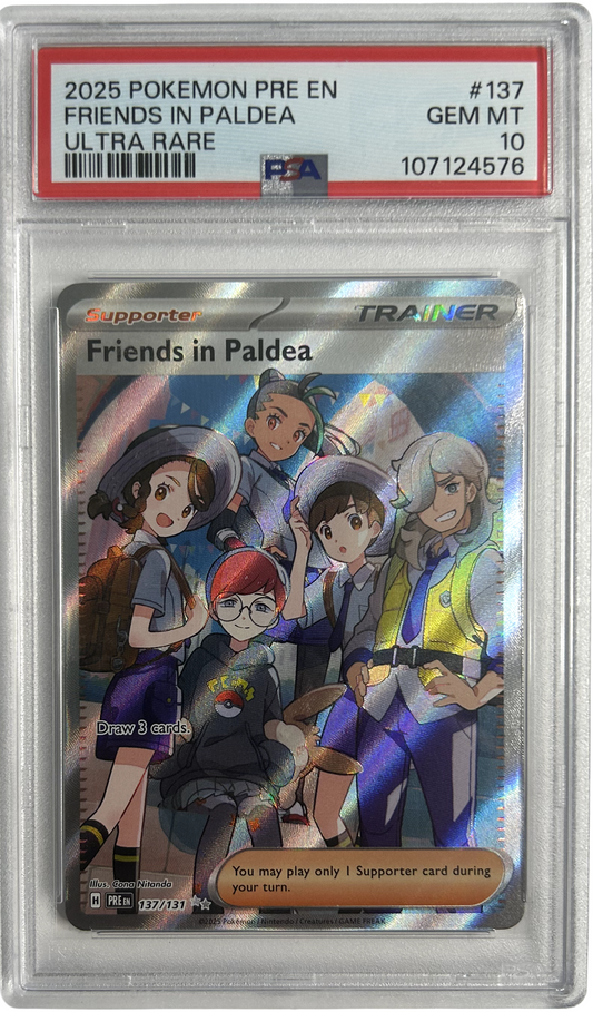 Pokemon - Prismatic Evolution - Friends In Paldea 137/131 - PSA 10