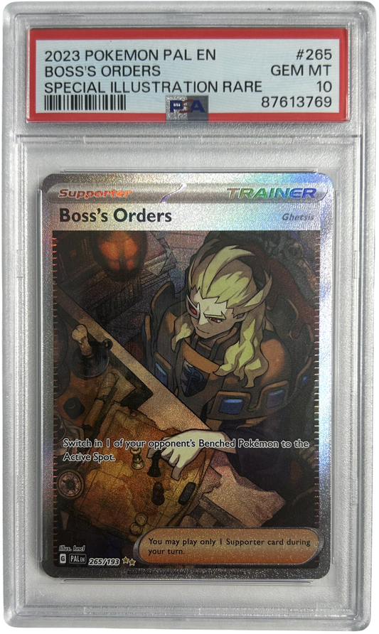 Pokemon - Paldea Evolved - Boss's Orders 265/193 - PSA 10