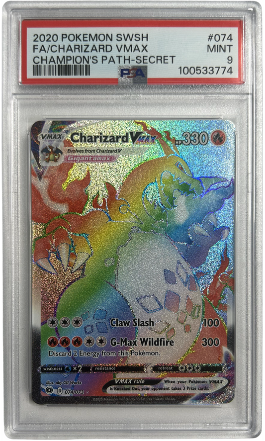 Pokemon - Champions Path - Charizard Vmax 074/073 - PSA 10
