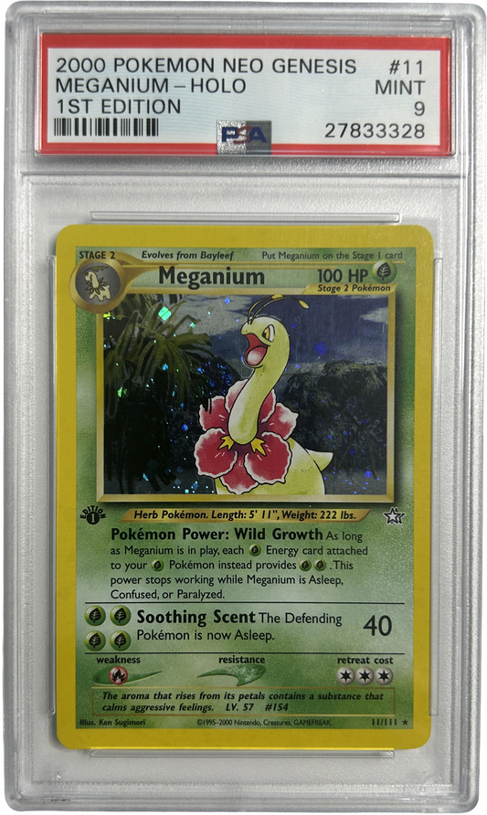 Pokemon - New Genesis 1st Edition - Meganion 11/111 - PSA 9