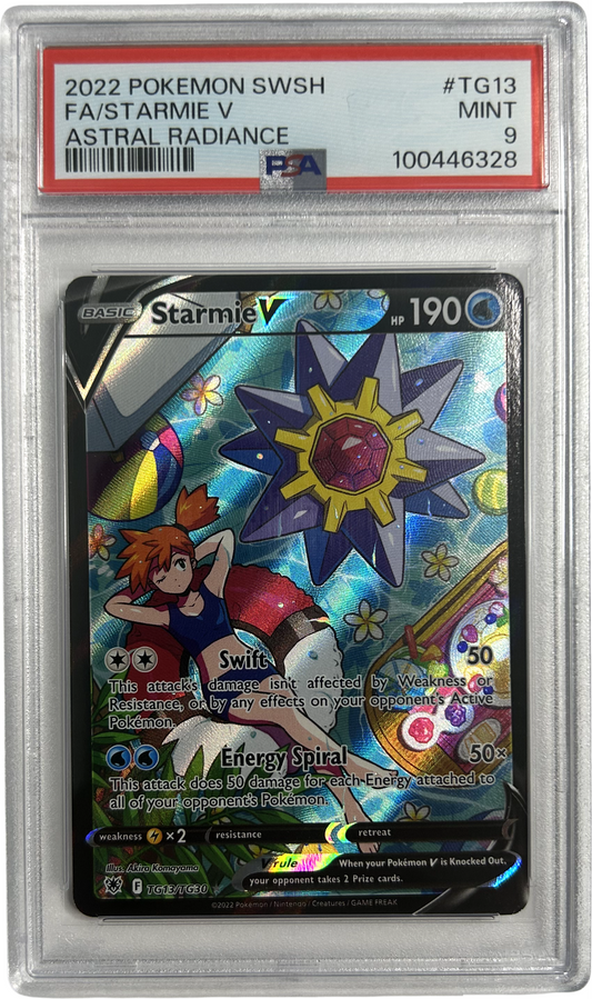 Pokemon - Astral Radiance - Starmie V TG13/TG30 - PSA 9