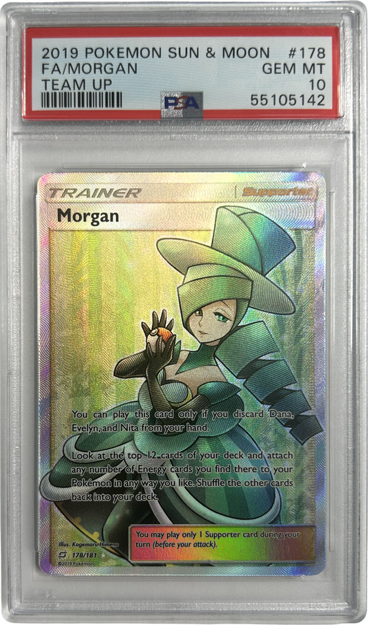 Pokemon - Team Up - Morgan 178/181 - PSA 10