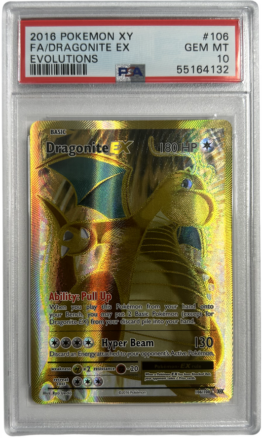 Pokemon - Evolutions - Dragonite EX 106/108 - PSA 10