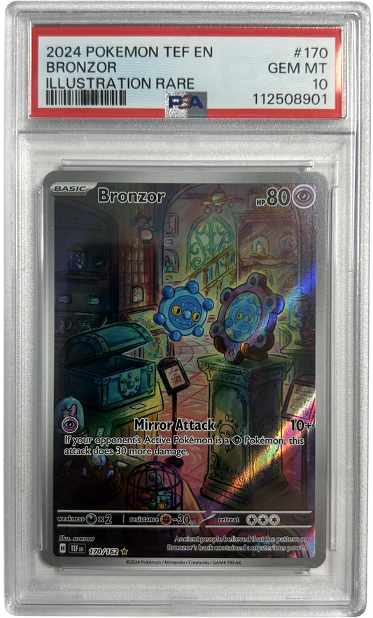 Pokemon - Temperal Forces - Bronzor 170/162 - PSA 10