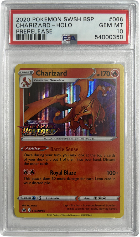 Pokemon - Vivid Voltage - Charizard SWSH066 - PSA 10