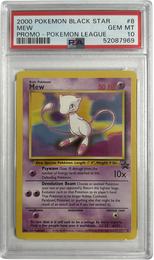 Pokemon - Black Star Promo - Mew 8 - PSA 10