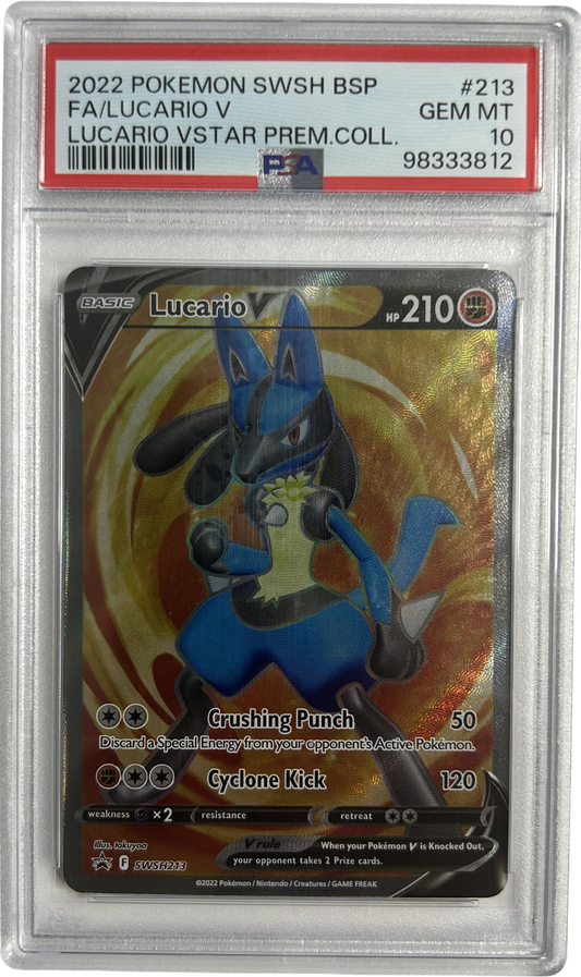 Pokemon - Promo - Luciario V SWSH213 - PSA 10