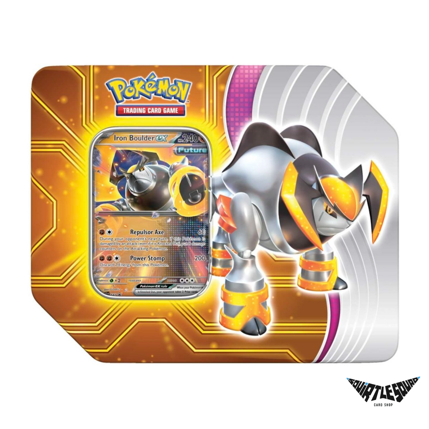 Pokemon - Paradox Detiny Tin - Iron Boulder EX