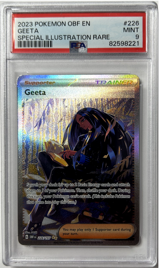 Pokemon - Obsidian Flames - Geeta 226/197 - PSA 9