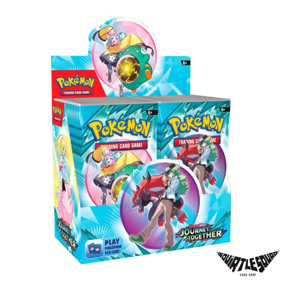 Pokémon TCG – Journey Together Booster Box – Scarlet & Violet – 36 Packs – Factory Sealed Squirtle Squad Card Shop.