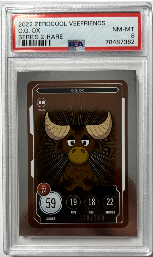 VeeFriends - Zerocool - O.G. OX - Series 2 - PSA 8