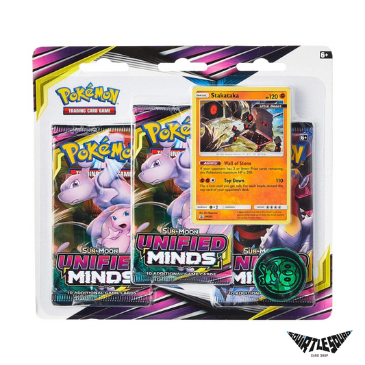 Pokemon - Unified Minds - 3 Pack Blister - Stakataka