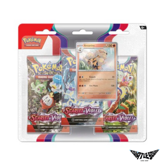 Pokemon - Scarlet & Violet - 3 Pack Blister - Arcanine