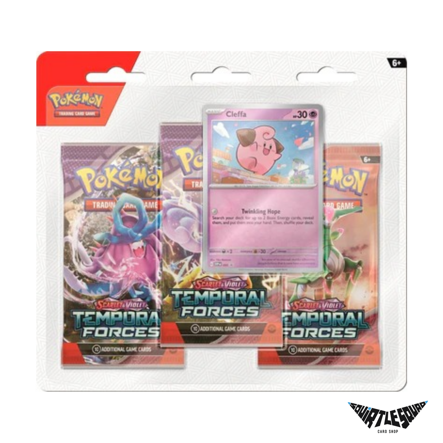 Pokemon - Temporal Forces - 3 Pack Blister - Cleffa