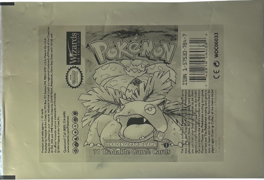 Pokemon - Wizards Of The Coast - 1st Edition Shadowless - Base Set - Venusaur Pack (NO INK)