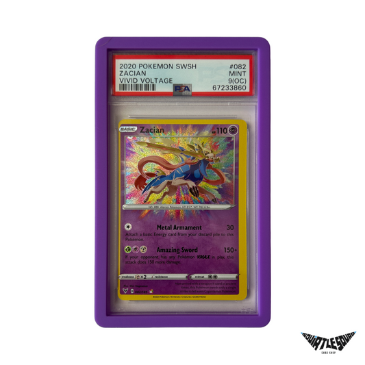 Pokemon - Zacian 082/185 - Vivid Voltage - PSA 9(OC) - Purple Guard