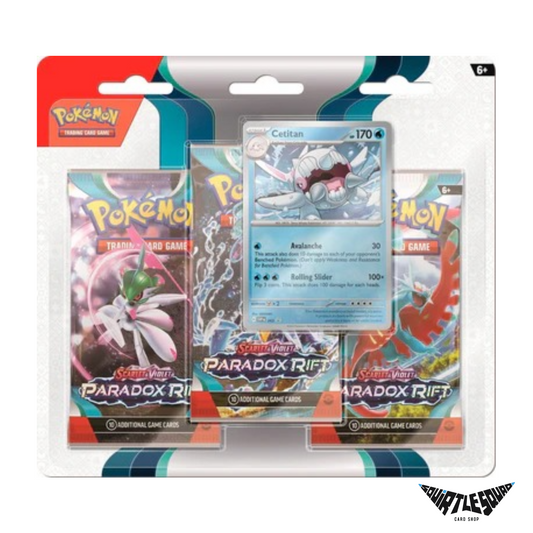 Pokemon - Paradox Rift - 3 Pack Blister - Cetitan