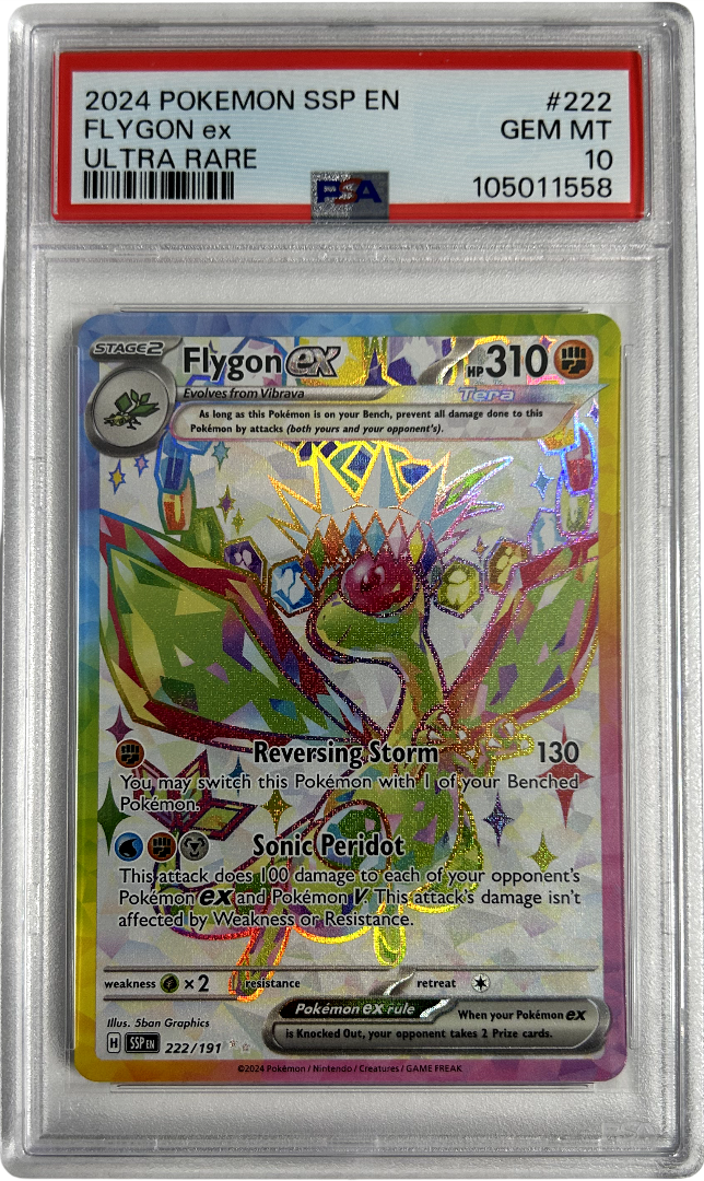 Pokemon - Surging Sparkes - Flygon Ex 222/191 - PSA 10