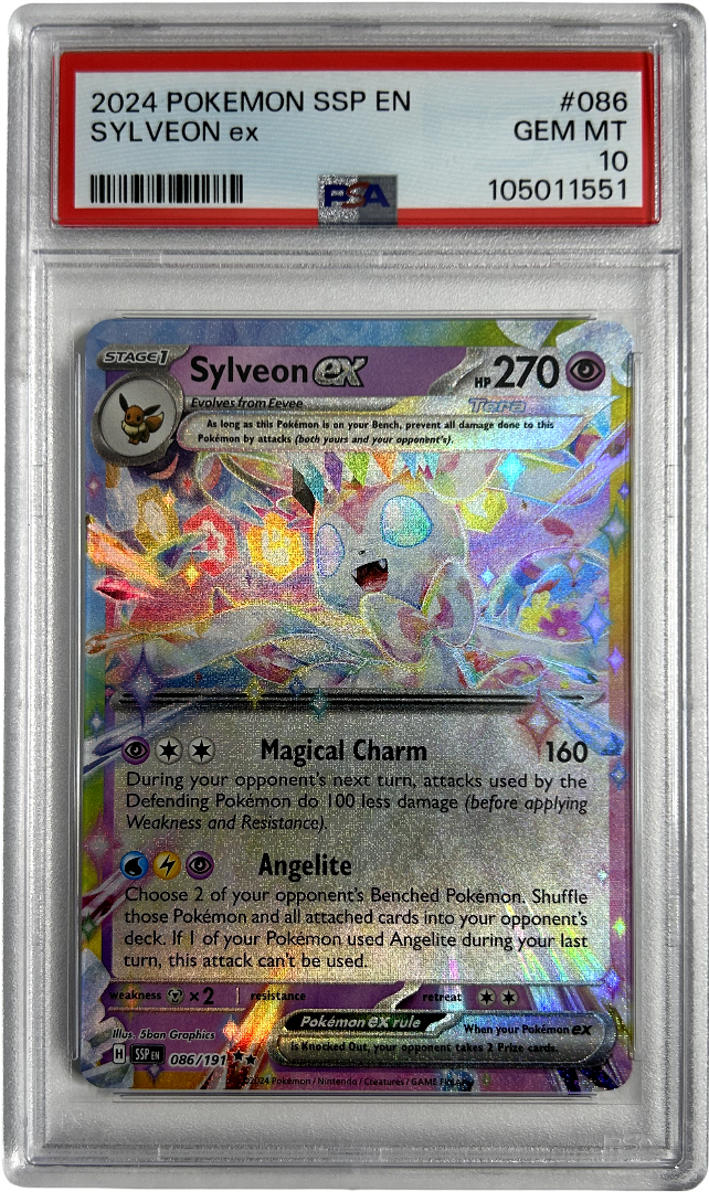 Pokemon - Surging Sparkes - Sylveon Ex 086/191 - PSA 10