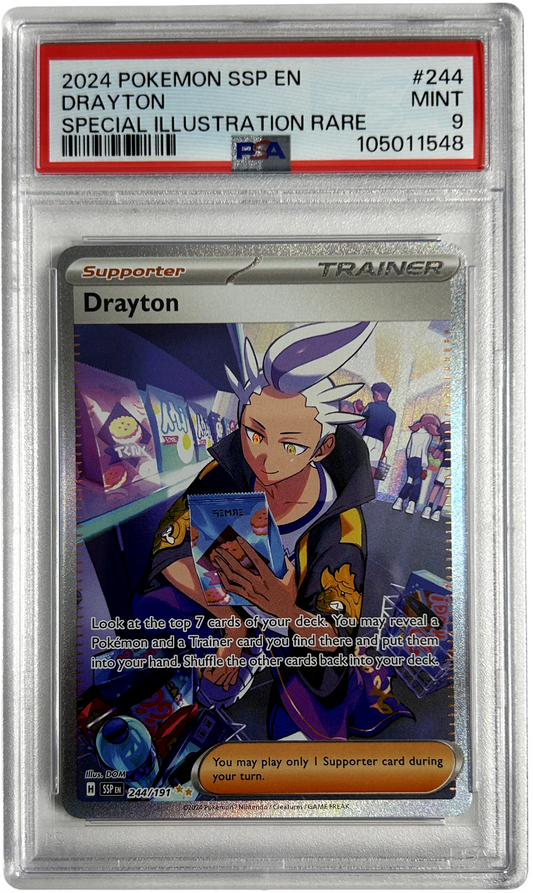 Pokemon - Surging Sparkes - Drayton 244/191 - PSA 9