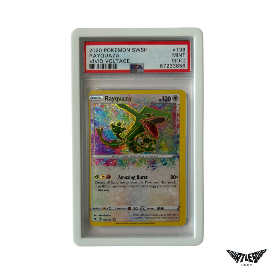 Pokemon - Rayquaza 138/185 - Vivid Voltage - PSA 9(OC) - White Guard