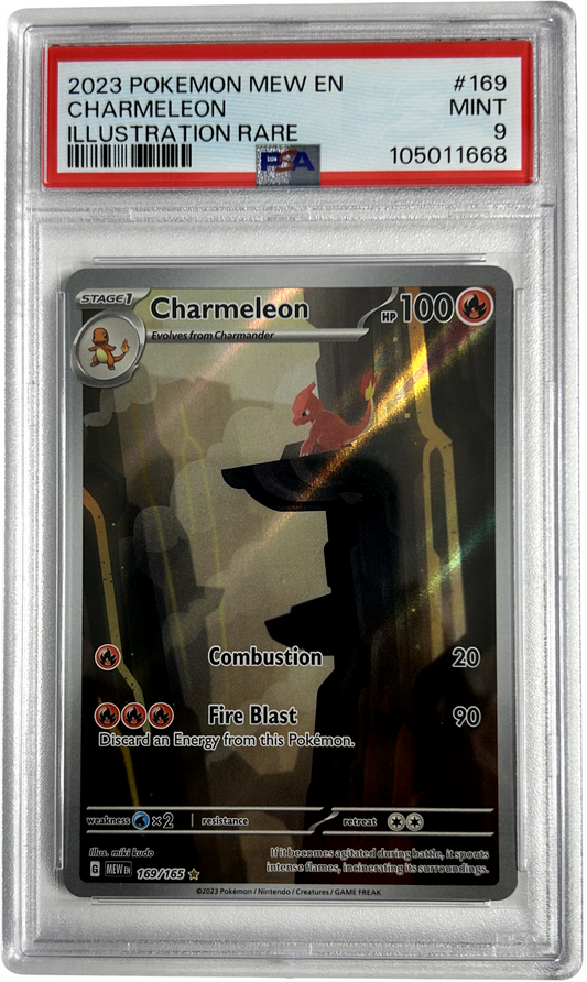 Pokemon - 151 - Charmeleon 169/165 - PSA 9
