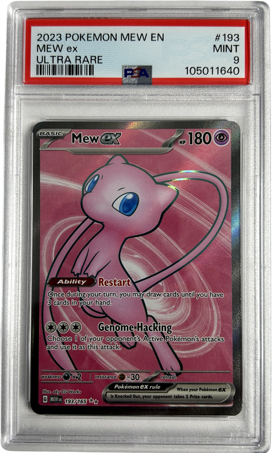 Pokemon - 151 - Mew Ex 193/165 - PSA 9