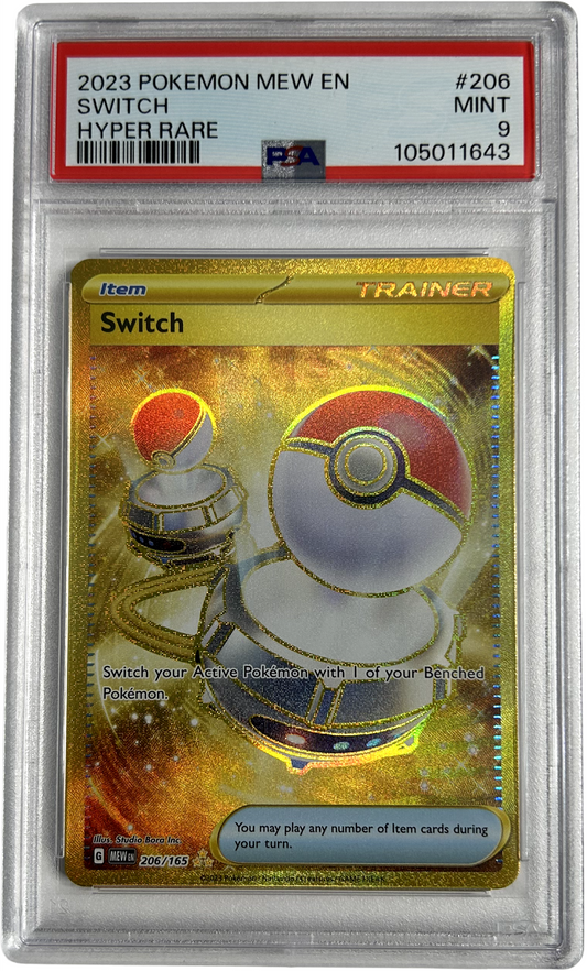 Pokemon - 151 - Switch 206/165 - PSA 9
