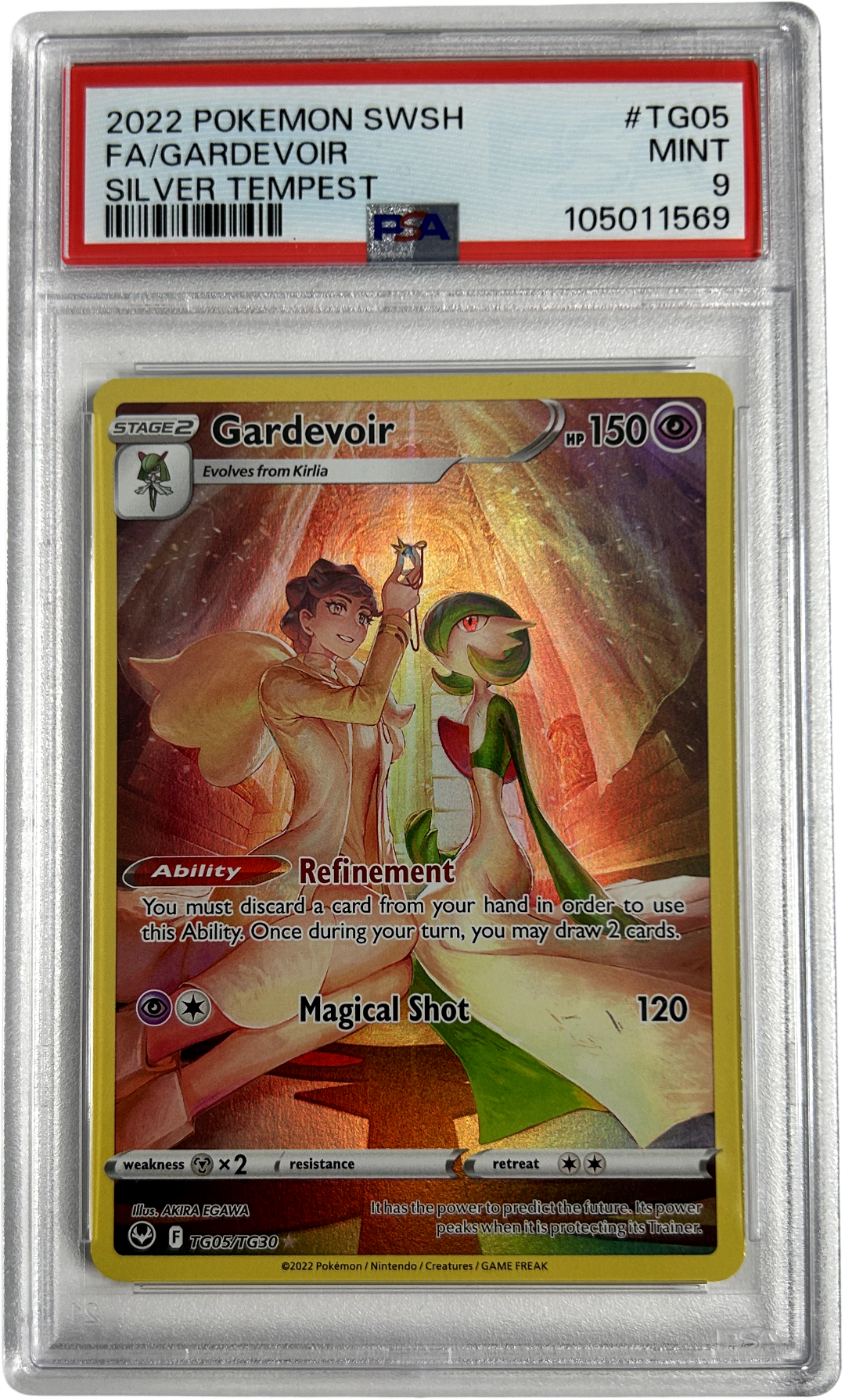 Pokemon - Silver Tempest - Gardevoir TG05/TG30 - PSA 9