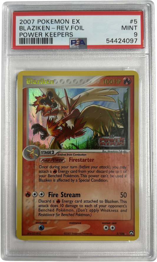 Pokemon - Power Keepers - Blaziken 5/108 - PSA 9