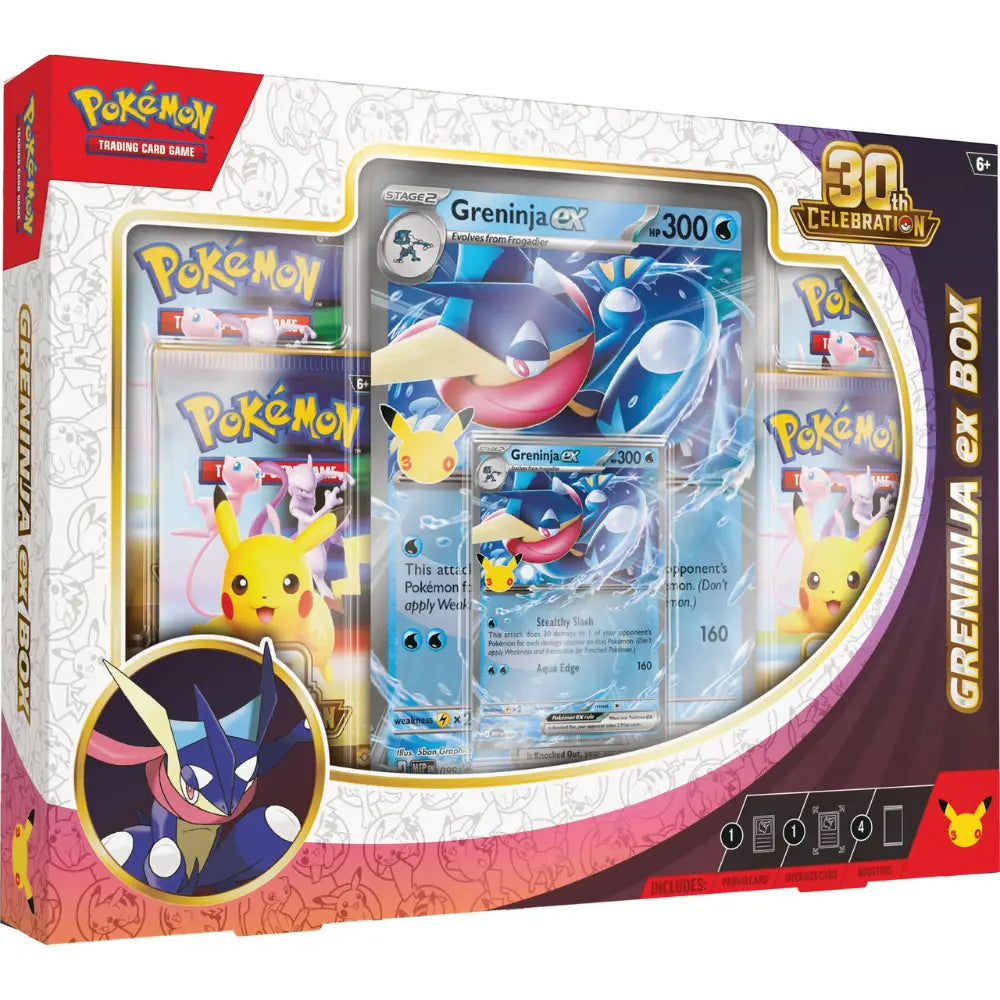 Pokémon 30th Celebration Greninja ex Box