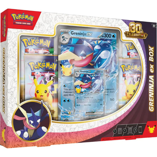 Pokémon 30th Celebration Greninja ex Box