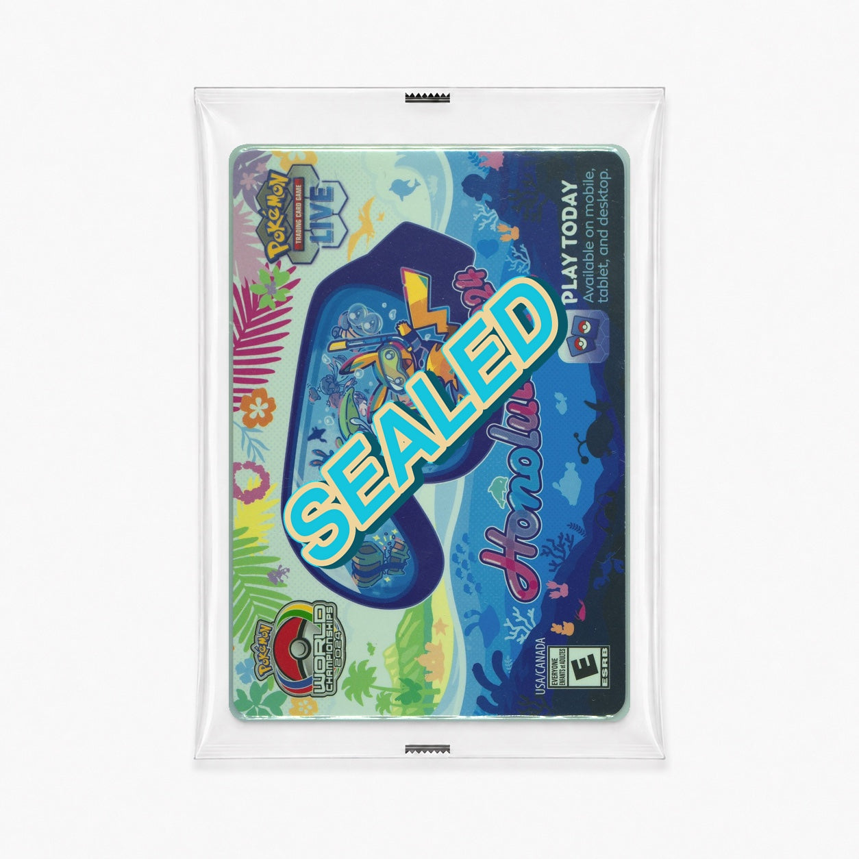 Pokemon TCG Live 2024 World Championships Honolulu sealed code card promo
