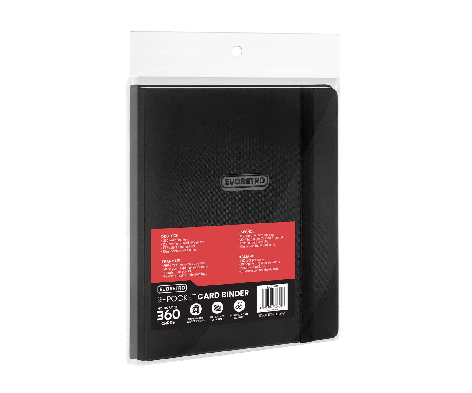 EVORETRO Regular Card Binder 9 pocket with Elastic EVORETRO Canada Card Protectors  Squirtle Squad Card Shop.