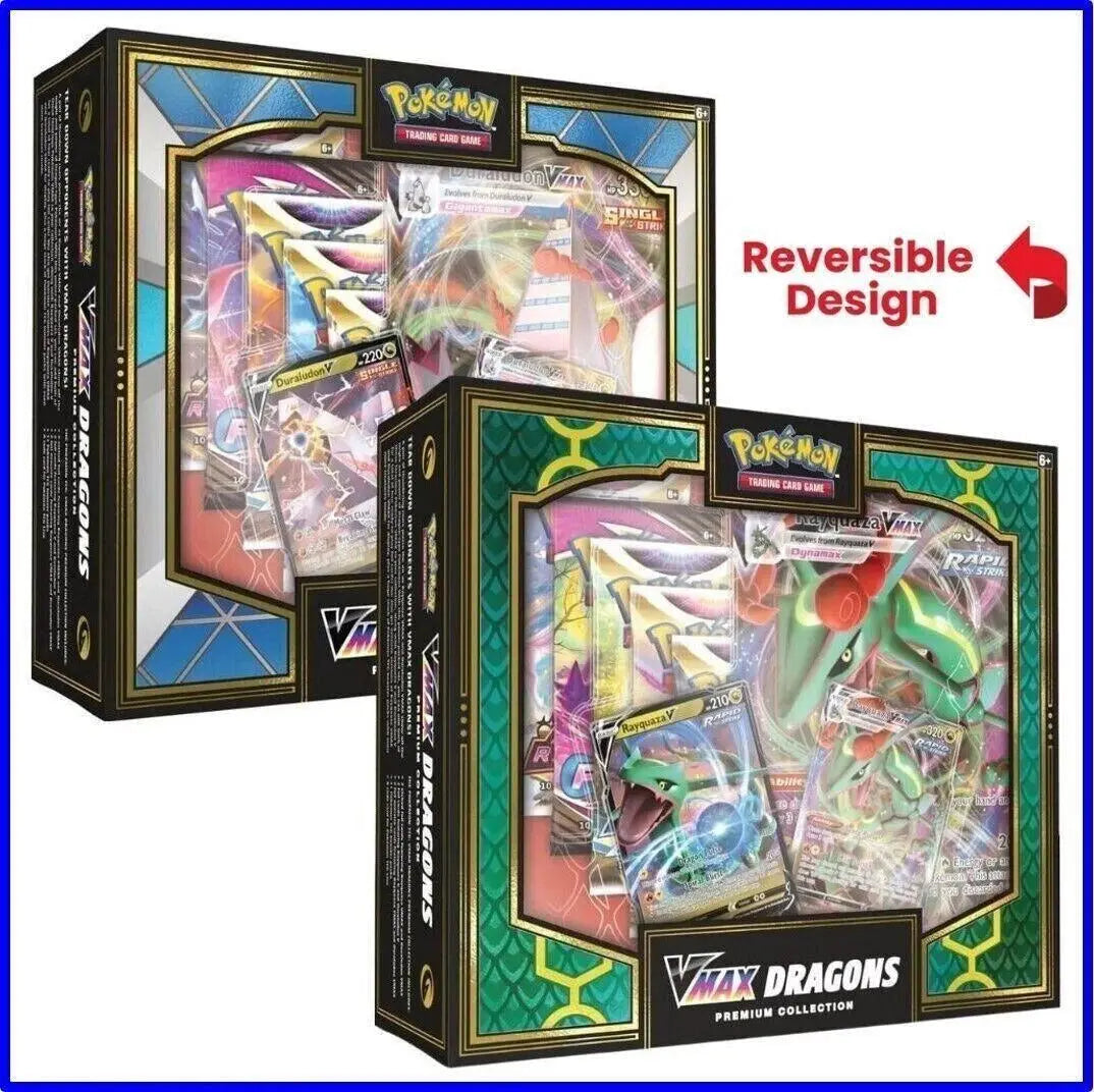 Pokemon TCG - VMAX Dragons Premium Collection - Sealed - English Miscellaneous Cards & Products Pokemon Sealed  Squirtle Squad Card Shop.