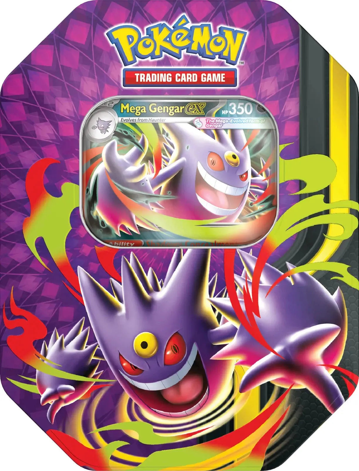 Pokémon TCG – Mega Gengar EX – Mega Moonlit Tin – Promo – Sealed Squirtle Squad Card Shop.   Squirtle Squad Card Shop.