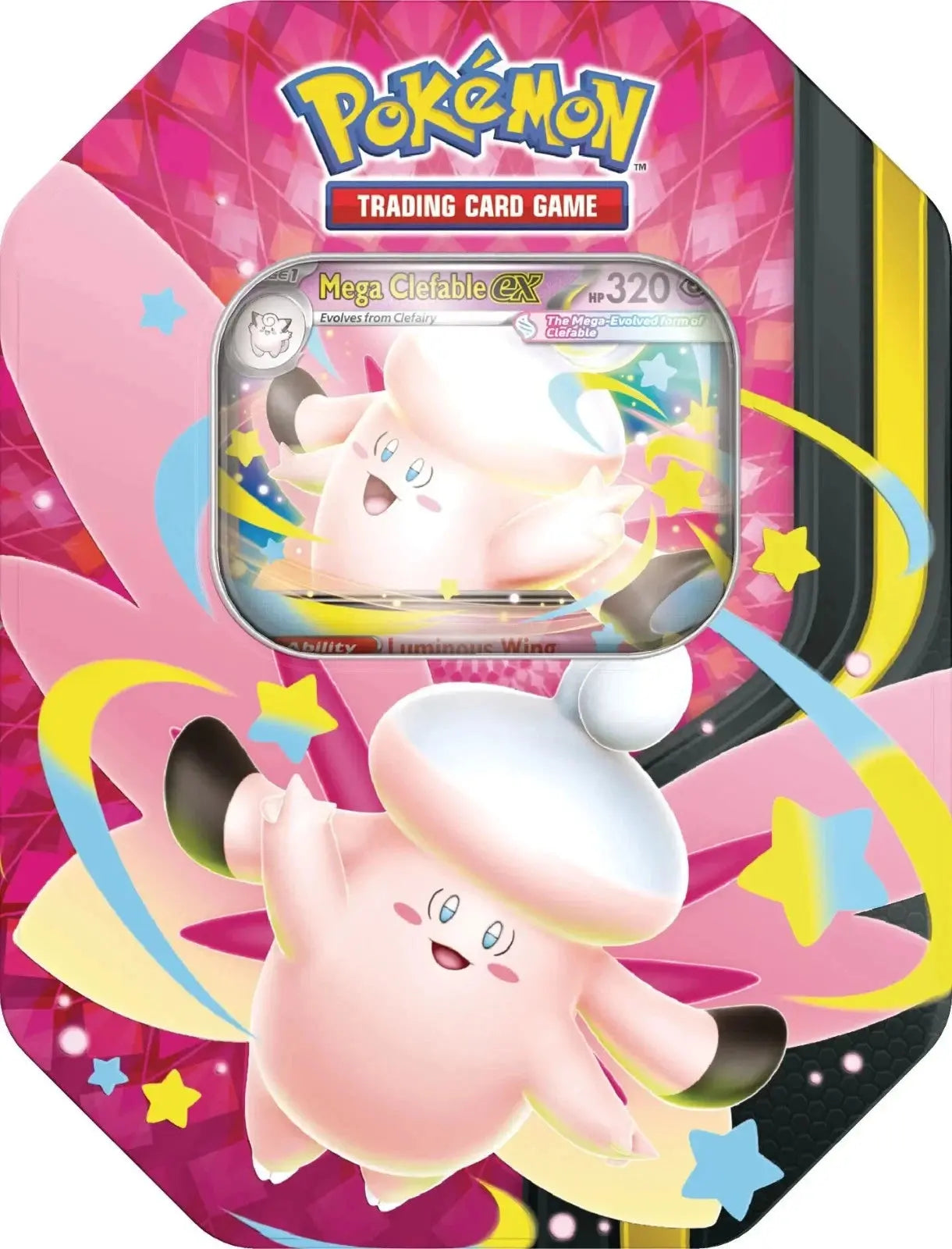 Pokemon - Mega Moonlit Tin - Mega Clefable ex Squirtle Squad Card Shop.   Squirtle Squad Card Shop.