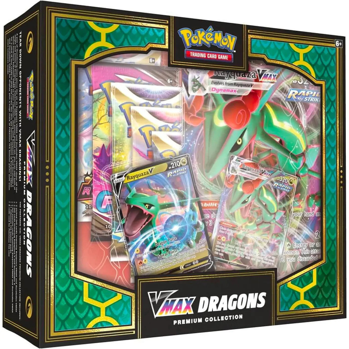 Pokemon TCG - VMAX Dragons Premium Collection - Sealed - English Miscellaneous Cards & Products Pokemon Sealed  Squirtle Squad Card Shop.
