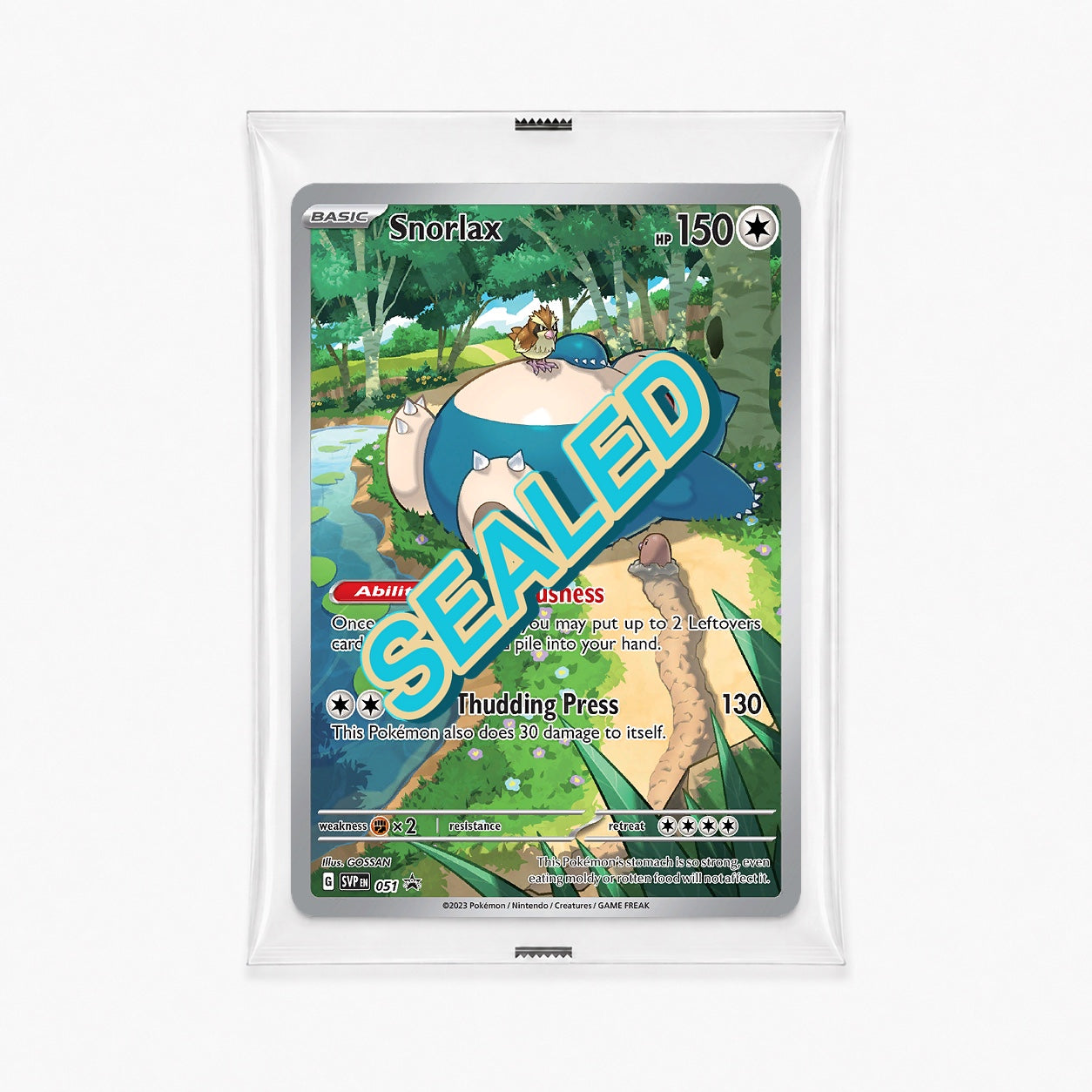 Snorlax SVP051 – Scarlet & Violet Promos Illustration Holo Sealed Promo