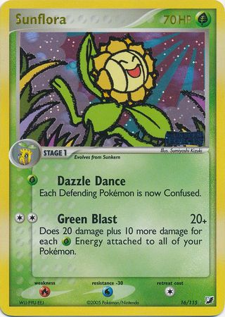 Sunflora 16/115 Unseen Forces Stamped Reverse Holo