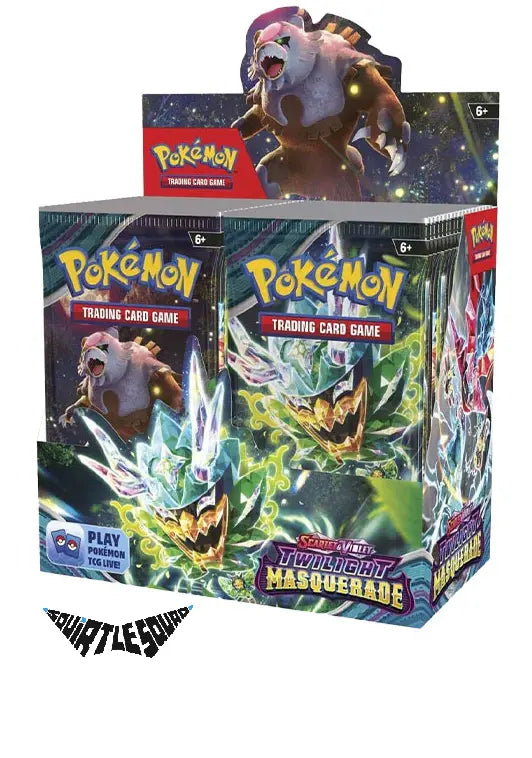 Pokémon TCG – Twilight Masquerade – Booster Box – Scarlet & Violet – 36 Packs – Factory Sealed Squirtle Squad Card Shop. Booster Box & Sealed Products  Squirtle Squad Card Shop.