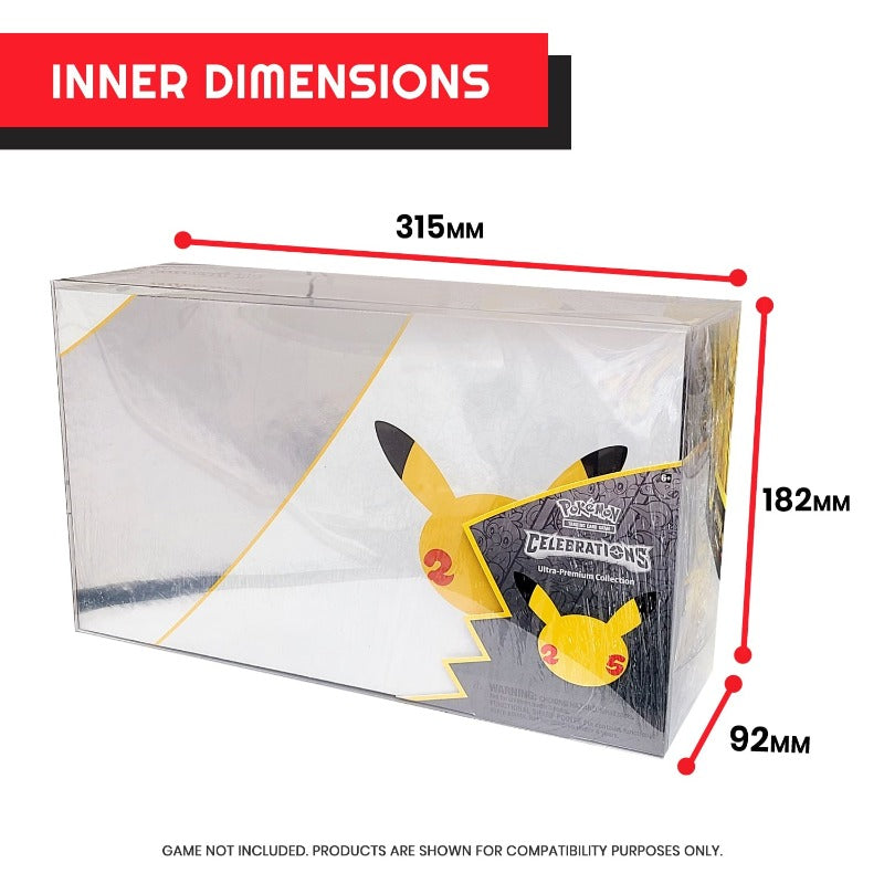 Pokemon Celebrations Ultra Premium Booster Collection Box EVORETRO PET Protector 0.45MM - Pack of 1 EVORETRO Canada Card Protectors  Squirtle Squad Card Shop.
