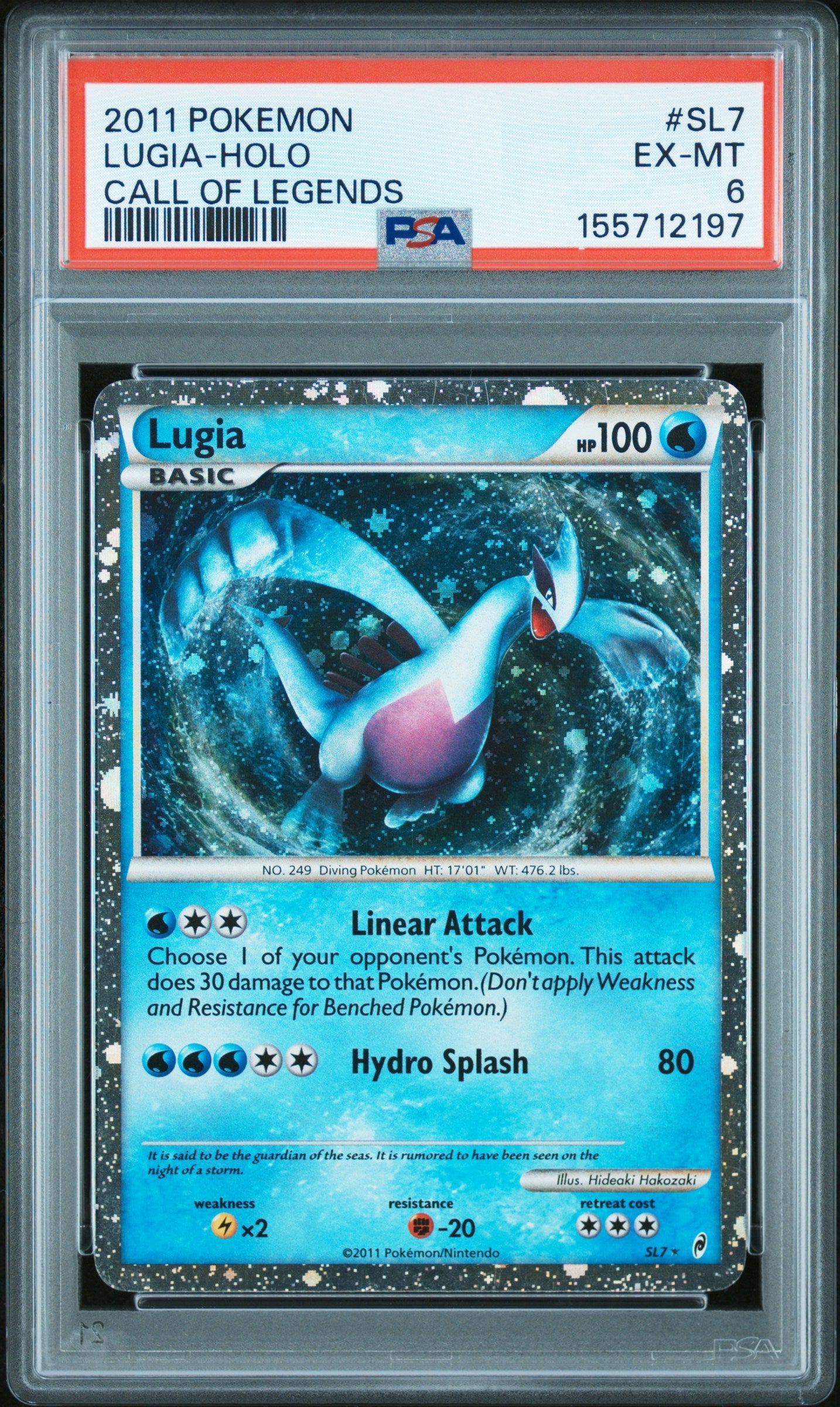 Pokémon TCG - Lugia SL7 - Call of Legends - Holo Rare - PSA 6 EX-MT Squirtle Squad Card Shop.   Squirtle Squad Card Shop.