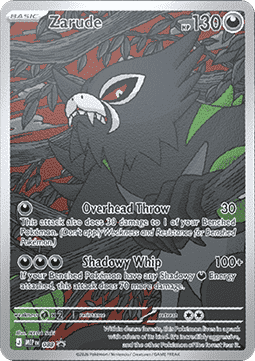 Zarude 088 MEP Mega Evolution Black Star Promo Holo Pokémon card