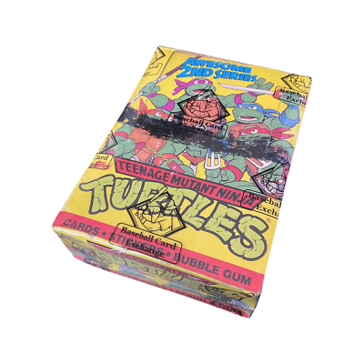 1990 Teenage Mutant Ninja Turtles TOPPS BOX Series 2 Sealed TNMT